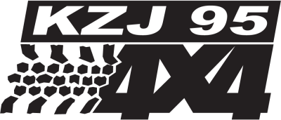 Logo 4x4 Kzj95 - Stickers deco 4x4
