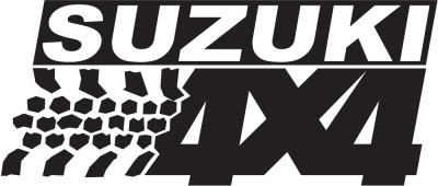 Logo 4x4 Suzuki - Stickers 4x4 Logo Racers