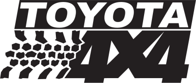 Logo 4x4 Toyota - Stickers 4x4 Logo Racers