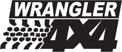 Logo 4x4 Wrangler - Stickers 4x4 Logo Racers