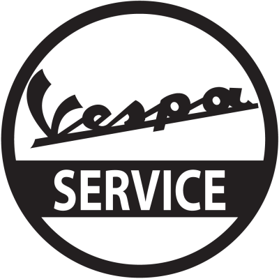 Vespa Service 1 - Stickers Moto Vespa