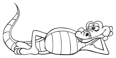 crocrodile - Stickers Animaux crocrodile - Stickers Animaux