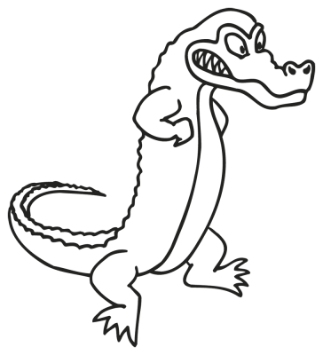 crocrodile - Stickers Animaux crocrodile - Stickers Animaux