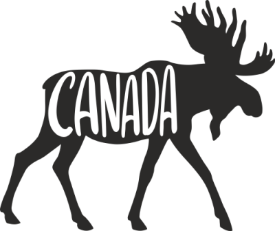 Sticker muraux Canada Orignal - Stickers Monuments