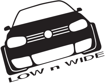 Jdm Low N Wide - Stickers Racer & Drift