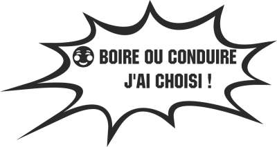 Sticker Humour Boire Ou Conduire - Stickers Humours