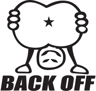 Jdm Back Off - Stickers Racer & Drift
