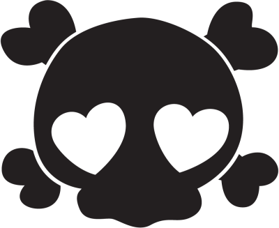 Jdm Love Skull - Stickers Racer & Drift