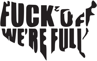 Jdm Usa Fuck Off We Are Full - Stickers Racer & Drift