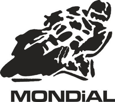 Sticker MONDIAL Motard - Stickers Moto Mondial
