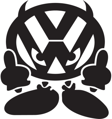 Volkswagen Devil - Stickers Auto Volkswagen