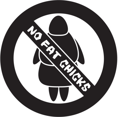 Jdm No Fat Chicks - Stickers Racer & Drift Jdm No Fat Chicks - Stickers Racer & Drift