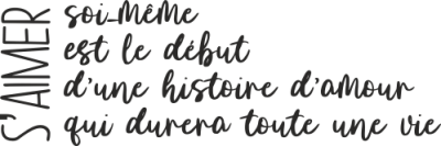 Sticker Citation S'aimer soi-même - Stickers Citations Salon Sticker Citation S'aimer soi-même - Stickers Citations Salon