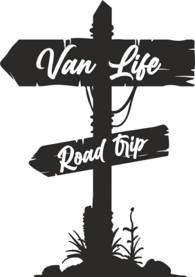 Sticker Panneaux Voyage 2 - Stickers Van Life Deco