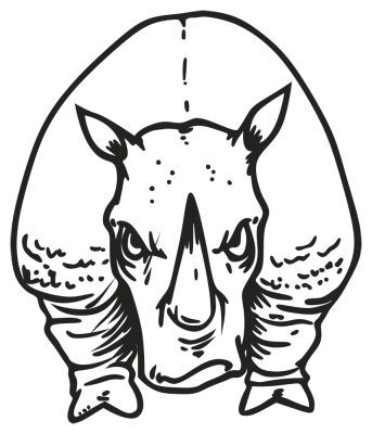 Sticker Rhinoceros - Stickers Animaux Sticker Rhinoceros - Stickers Animaux