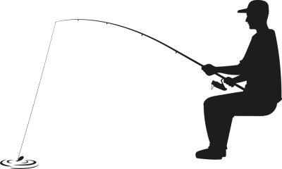 Sticker pêcheur silhouete assis meuble canapé - Stickers Pêche Sticker pêcheur silhouete assis meuble canapé - Stickers Pêche