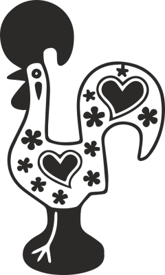 Sticker Coq de Barcelos - Stickers Animaux Sticker Coq de Barcelos - Stickers Animaux