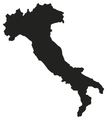 sticker Italie - Stickers Silhouette de Pays
