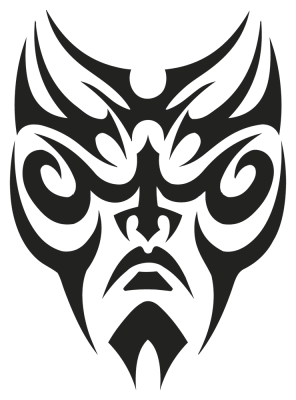 Sticker mural Masque - Stickers Tribal Sticker mural Masque - Stickers Tribal