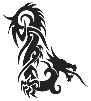 Sticker dragon - Stickers Tribal Sticker dragon - Stickers Tribal
