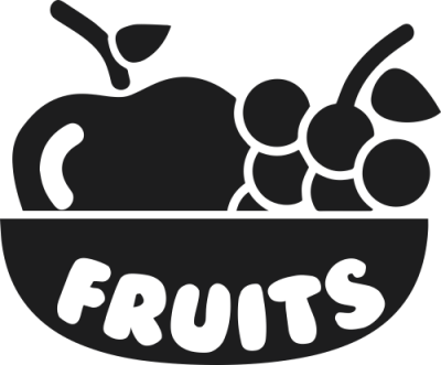 Sticker Mural Coupe de fruits - Stickers Aliments Déco