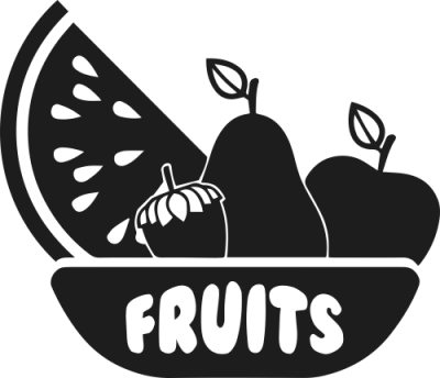 Sticker Mural Coupe de fruits 2 - Stickers Aliments Déco