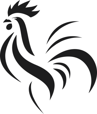 Sticker Coq logo style équipe de France - Stickers Equipe de France Foot Sticker Coq logo style équipe de France - Stickers Equipe de France Foot