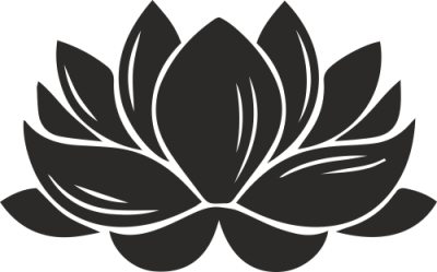 Sticker tête de lit lotus - Stickers Tête de Lit