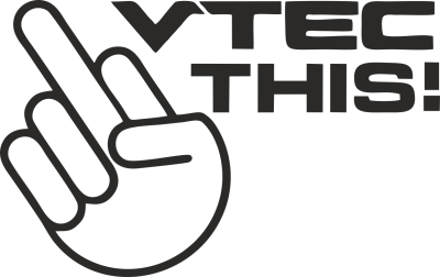 Vtec this - Stickers Racer & Drift Vtec this - Stickers Racer & Drift