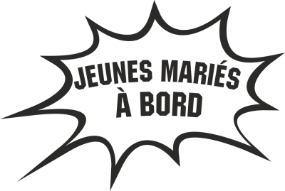 Sticker Humour Jeunes Mariés - Stickers Humours
