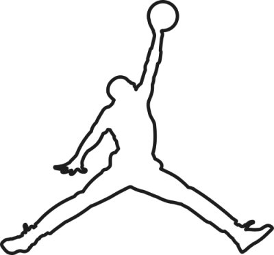 Sticker Nike Air Michael Jordan 2 - Stickers Basket Michael Jordan