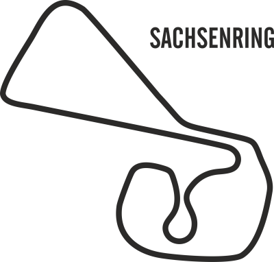 Sticker Circuit Sachsenring - Stickers Circuits Moto GP