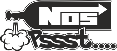 Sticker NOS Pssst - Stickers Racer & Drift