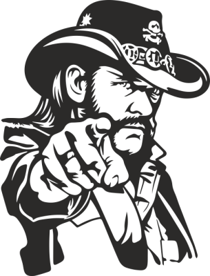 Sticker Lemmy Kilmister Motorhead | MPA Déco - Foto 8