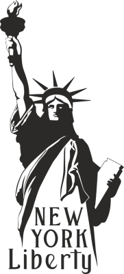 Sticker muraux new york statue de la liberté 2 - Stickers Monuments