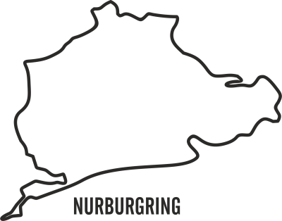 Sticker Circuit Nürburgring - Stickers Circuits F1
