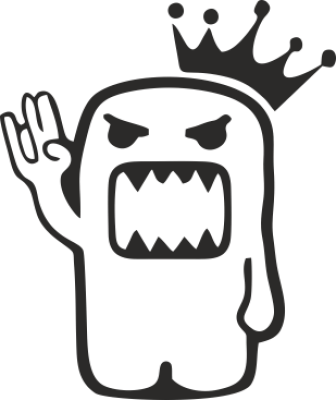 Domo king - Stickers Racer & Drift