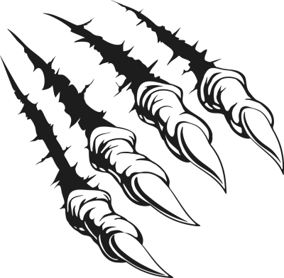 Sticker Griffure doigts dino - Stickers Animaux Sticker Griffure doigts dino - Stickers Animaux