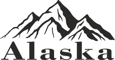 Sticker muraux Alaska Montagne - Stickers Monuments