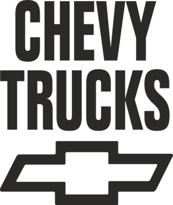 Sticker CHEVROLET CHEVY TRUCKS - Stickers Auto Chevrolet
