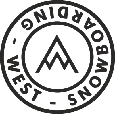 Sticker Snowboard West - Stickers Marques Snowboard et Ski