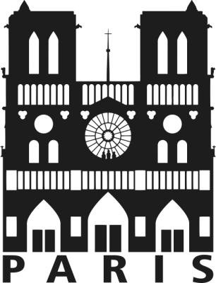 Sticker muraux Cathédrale Notre-Dame Paris - Stickers Monuments