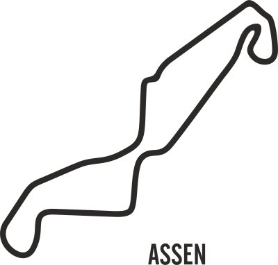 Sticker Circuit Assen - Stickers Circuits Moto GP
