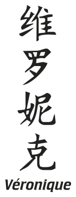 Prenom Chinois Veronique - Stickers prenoms chinois