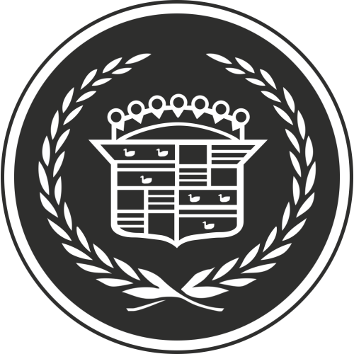 Sticker Cadillac Logo Noir - ref.11438 | MPA Déco