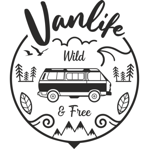 Sticker Van Life deco 3 - ref.d19724 | MPA Déco