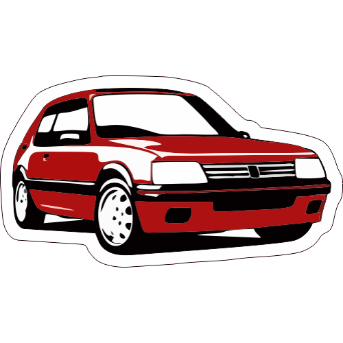 Sticker 205 GTI ref.d15485 MPA Déco