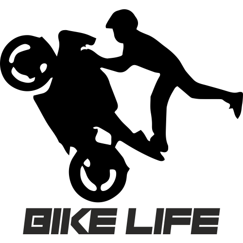 Sticker Bike Life 3 ref.d15978 MPA Déco