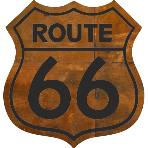Aimant De Frigo Puissant 8x6 Cm – Design Route 66 The Mother Road – Vintage, Métal, Fabrication Allemande