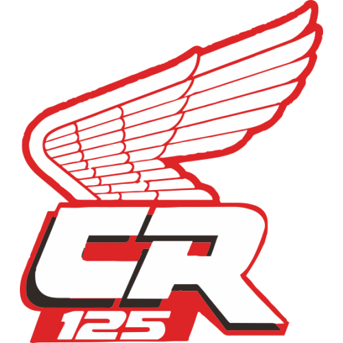 Sticker HONDA CR 125 RECTO | MPA Déco